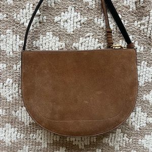 Tory Burch Piper Saddle  Tan with tan inside